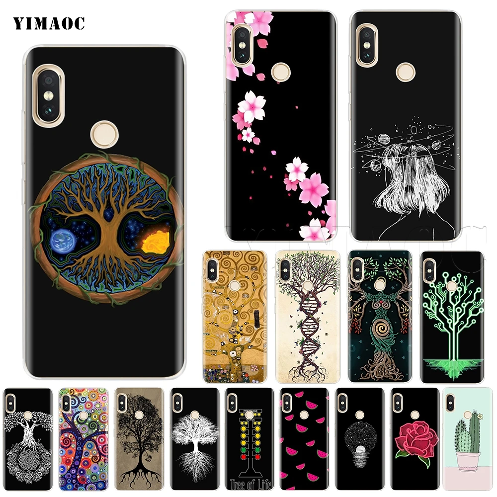 

YIMAOC Tree of Life Silicone Case for Xiaomi Redmi Note S2 4 4x 4a 5 5a 6 7 Go Pro Plus