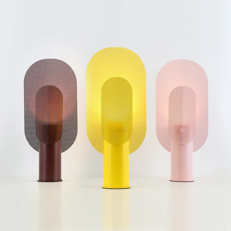 

Nordic Iron Net ins Table Light Modern Bedroom Bedside lamp table living roomable light lamp Hotel home wedding deco luminaria