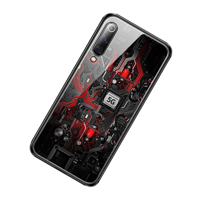 Новый стеклянный чехол для Xiaomi mi 9/Mi 8 Explorer/Xiaomi 9 SE с рисунком из закаленного стекла