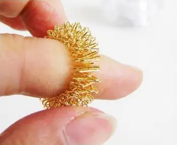 

50pcs/lot Massage Finger Rings Acupuncture Ring Health Care Body Massage