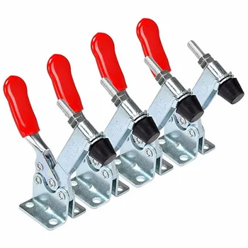

2019 hot new products 4Pcs Hand Tool Toggle Antislip Red Horizontal Clamp Quick Releas GH-201b decoration Accessories tool