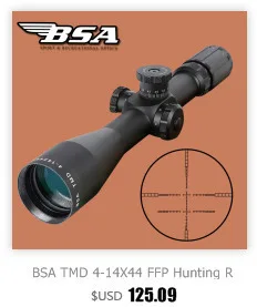 Ohhunt FFP 4-14X44 SFIR первый фокальный самолет охотничий прицел боковой Параллакс стекло гравированное сетка R \ G с подсветкой Блокировка сброса область