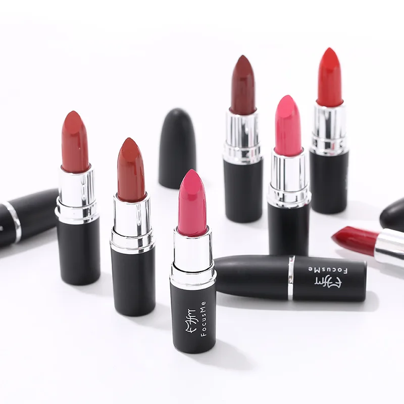 

Neon Bright Lipstick Moisturizing Nude Lip Makeup Lasting For Beginner Beauty Matte Bullet Lipstick