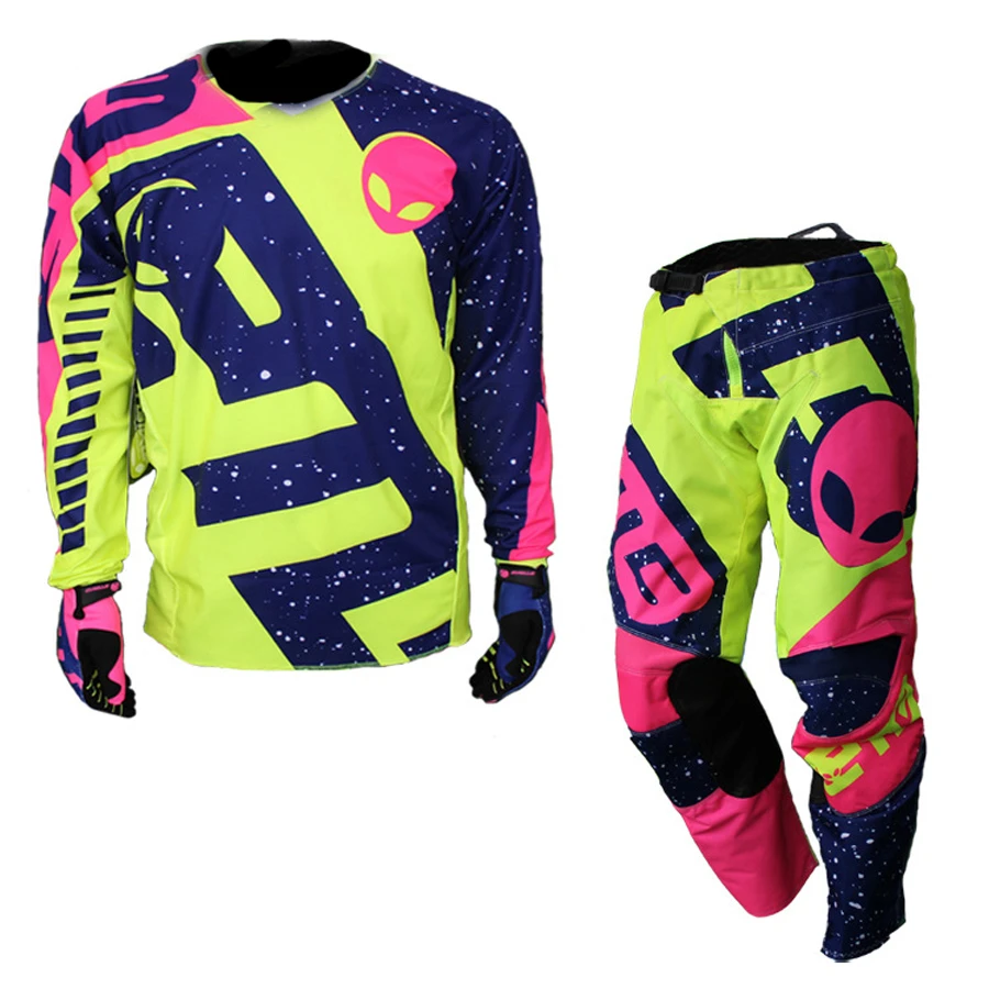 ETBIKE de Motocross para niños, pantalones y Jersey de Moto, de carreras, ropa trajes de Moto|Pantalones| - AliExpress