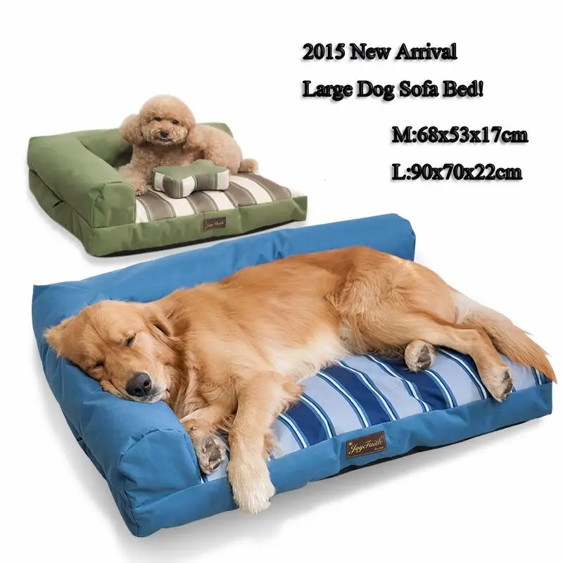 New 2015 Spring and Autumn Golden Retriever Sofa Dog Bed Large Striped
