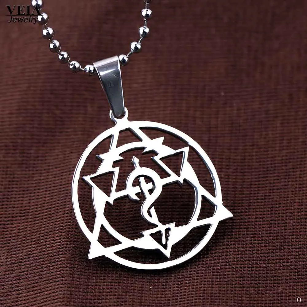 Anime Fullmetal Alchemist Symbol Choker Pendants Necklaces Edward