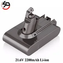 Remplacement Aspirateur Batterie pour Dyson DC58 DC59 DC61 DC62 Animal V6 965874-02 Li-ion 21.6 V 2.2Ah Rechargeable