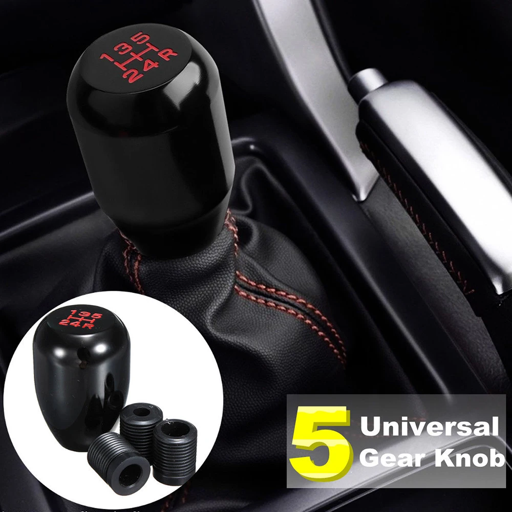 5 Speed Aluminum Auto Gear Stick Manual Gear Stick Shift Lever Knob