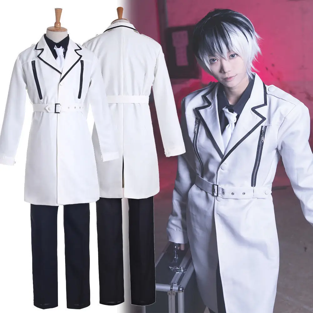 Комплект одежды для косплея Tokyo Ghoul Re сасасаки хайсе канеки Кен белый Тренч с