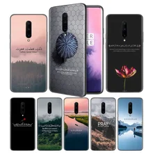 arabic quran islamic muslim Soft Black Silicone Case Cover for OnePlus 6 6T 7 Pro 5G Ultra-thin TPU Phone Back Protective