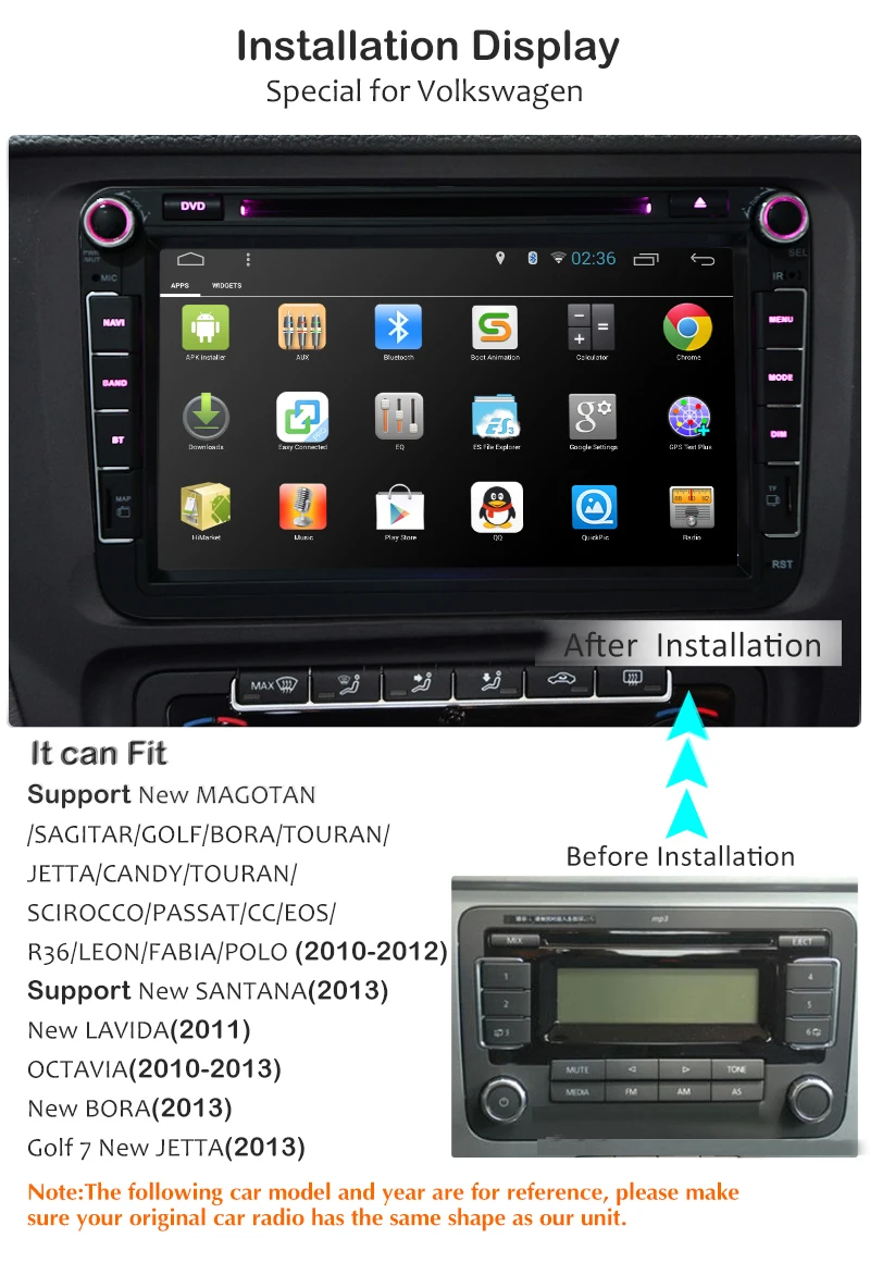 8 дюймов 2 Din Android 9 0 VW автомобильный dvd плеер GPS для GOLF 6 Polo Bora JETTA B6 PASSAT Tiguan SKODA OCTAVIA (DVB_T