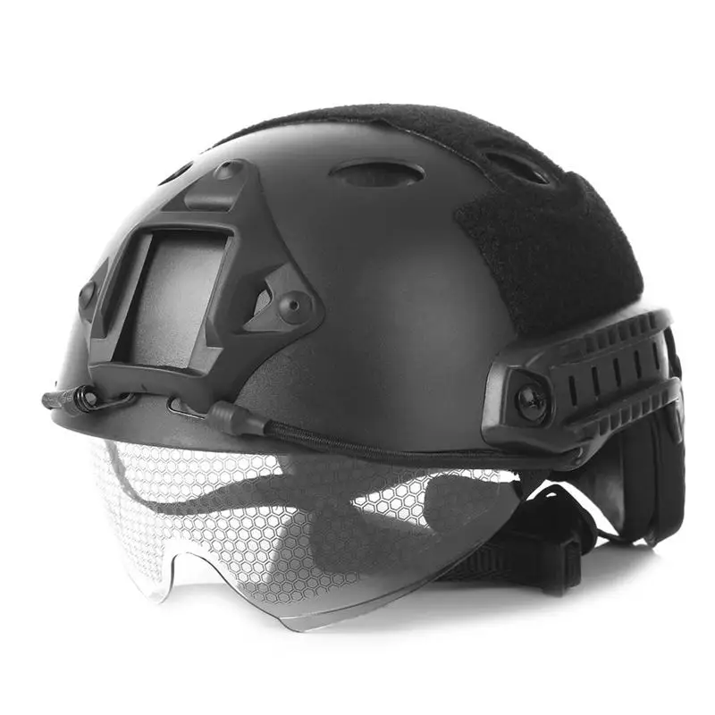 

Outdoor Helmet Helmet Outdoor CS Airsoft Paintball Base Jump Helmet Protector 55-59cm