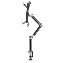 Держатель для планшета, настольная Складная Многофункциональная автомобильная подставка, алюминиевая, вращение на 360, настенный кронштейн для кровати для iPad Air Mini 7-11 дюймов