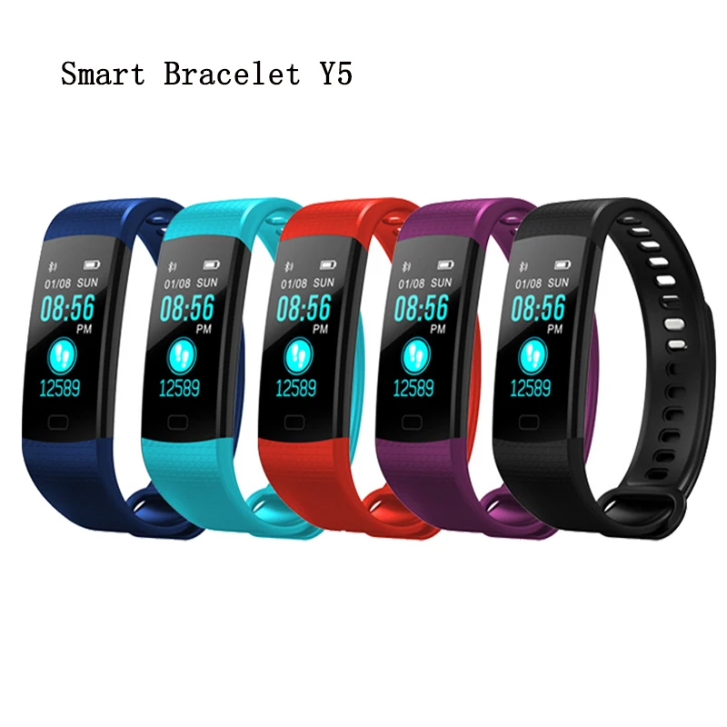 

CASPTM Smart Bracelet Y5 Waterproof Smart Band Wristband Sport Fitness Tracker Smart Watch For IOS For Android PK Mi Band 3 2