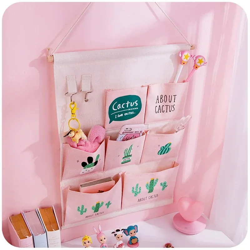 Wall Hanging Storage Bag Wall Mounted Wardrobe Closet Hang Bag Wall Pouch Sundries Toy Hanging Organizers