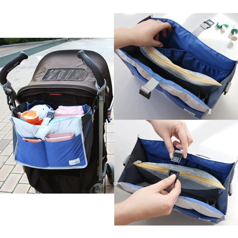 Universal Baby Stroller Bag Organizer Baby Car Hanging Basket Storage