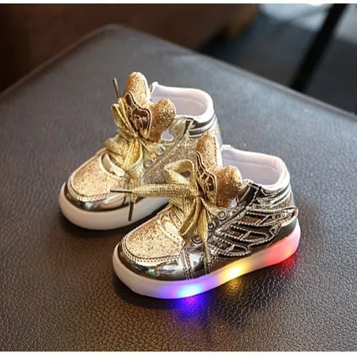 baby Luminous lights up glowing sneakers shoes for kids girl toddler