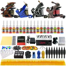 Машина для татуировки, костюм, четыре катушки, шейдерная машина, лайнер, машина, цветная машина, татуировки, комплекты, игла, педаль питания, тату