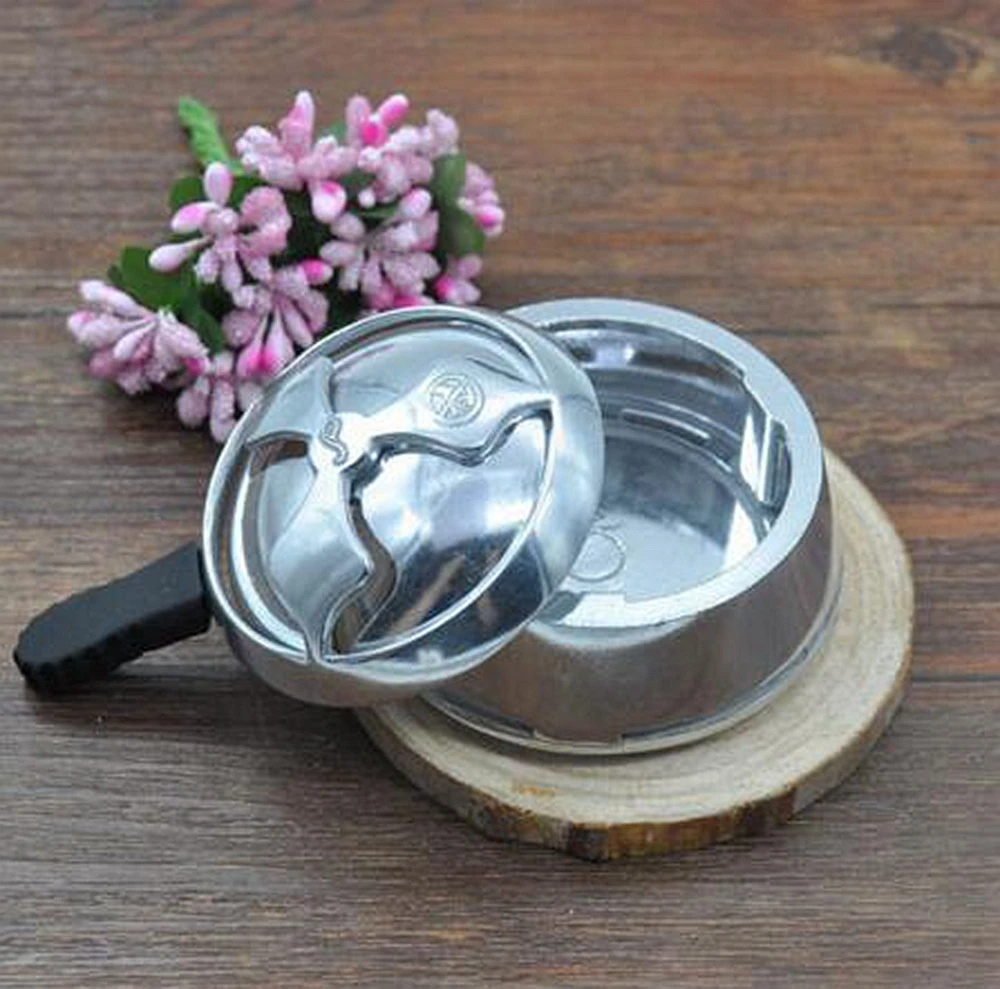 

Shisha Bowl Silver Hookah Cloud Heat Management Coal System Charcoal Holder Head YYY9154