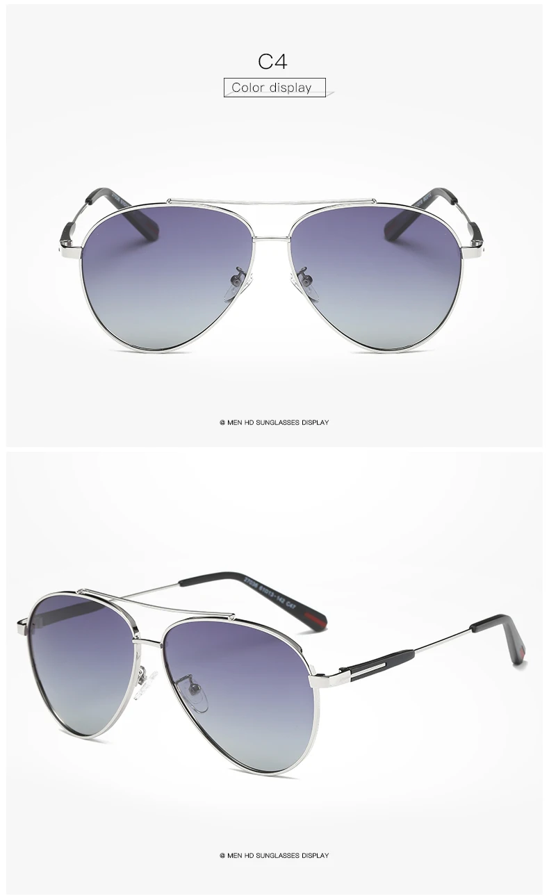 2017 мода пилот Для мужчин поляризационные Солнцезащитные очки для женщин Защита от солнца Очки оттенков Зеркала покрытие очков черный