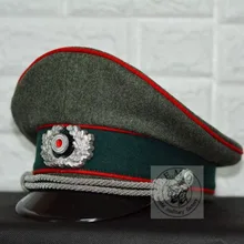 E.M.D M36 WH шляпа, артерия. Шерсть,(красная нить