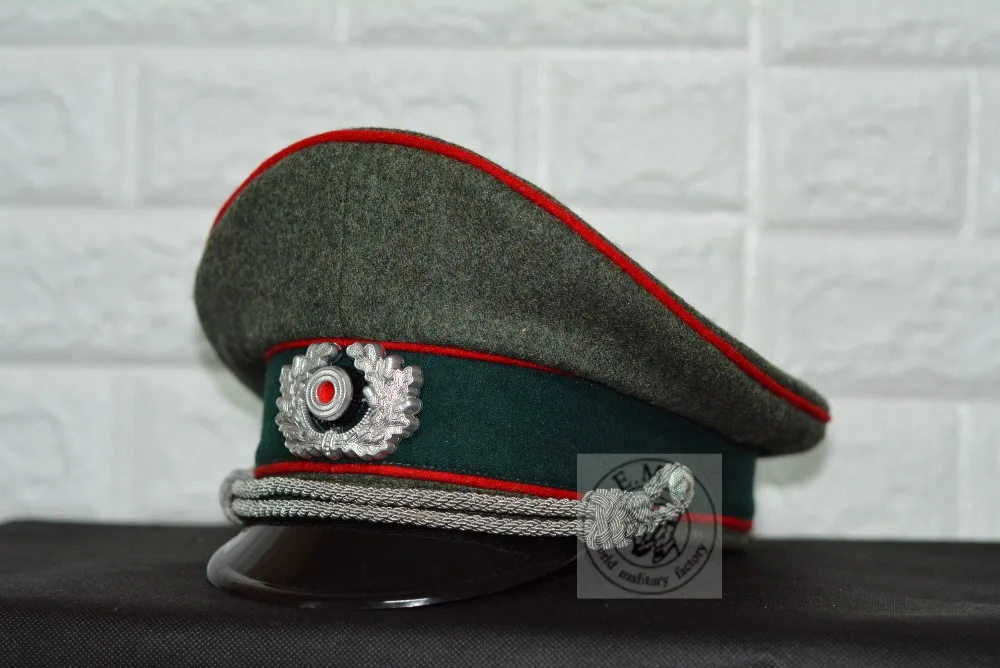 Головной убор E.M.D M36 WH. Шерсть (красная нить)|Мужские военные шляпы| |