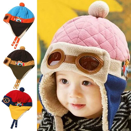 Лидер продаж; зимний детский наушник для маленьких девочек и мальчиков; детский шлем летчика; теплая мягкая шапка; 8M9U