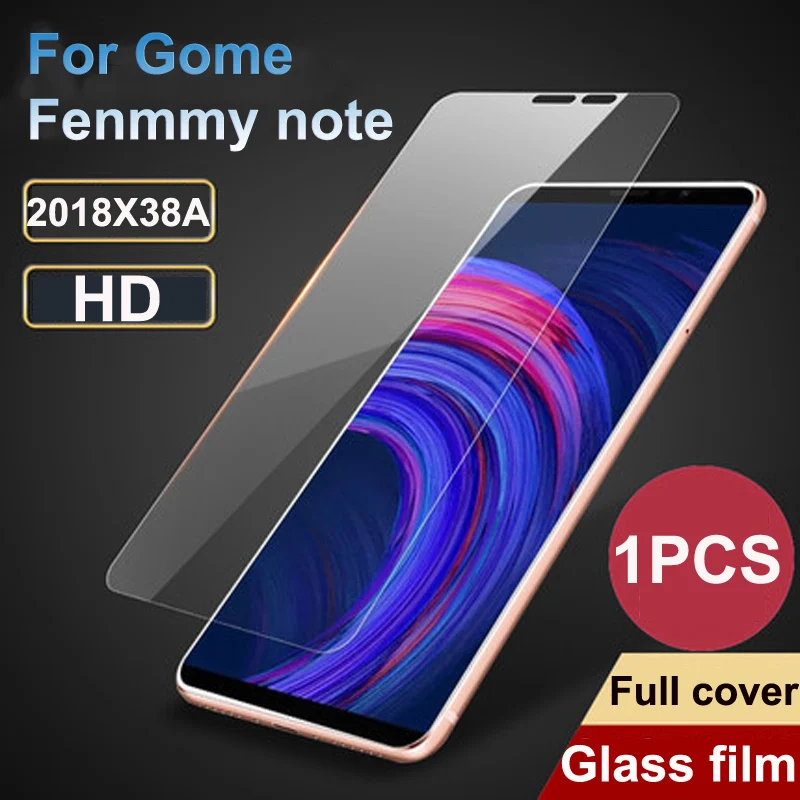 

Hardness HD For Gome Fenmmy note phone Glass Tempered Full Cover Protective Film For Gome 2018X38A Screen Protector Glass film