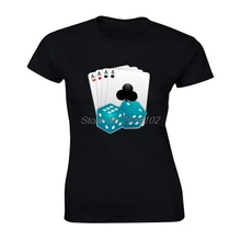 Latest Designs Roll The Dice Game T Shirt womens High Quality 100 Cotton Clothes Sweatshirt Playing