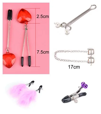 Woman Sexy Nipple Clamps Massage For Lover Exotic Accessories Breast Clip Female Breast Nipple Clamps Body Care 2019 New