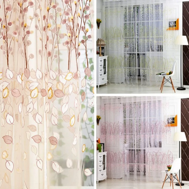 Beste Prijs Voor Stijlvolle Bloemen Sheer Tulle Gordijn Kamer Drape ... Beste Prijs Voor Stijlvolle Bloemen Sheer Tulle Gordijn Kamer Drape ...