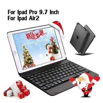 

christmas gift Ultra-thin Wireless External Bluetooth Keyboard For Ipad Air2 / Pro 9.7-inch Notebook Flip Bluetooth Keyboard