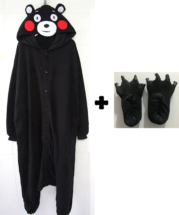 Женская пижама с животными кигуруми Kumamon Забавный костюм для взрослых героями