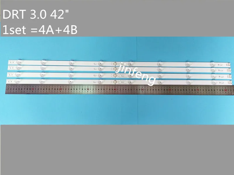 

8pcs x42 inch LED Strip for LG INNOTEK DRT 3.0 42"_A/B TYPE 42LB5610 42LB5510 42LY320C 42GB6310 TV LCD Replacement