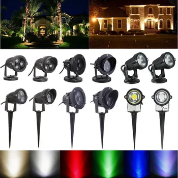 

Waterproof IP65 3W COB LED Outdoor Landscape Garden Wall Yard Path Pond Flood Spot Lights 85V-265V