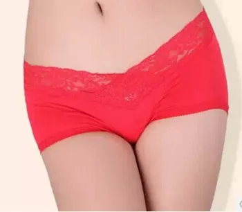 

Free shipping new women modal pant ladies' soft waist magnetotherapy stone massage underpant