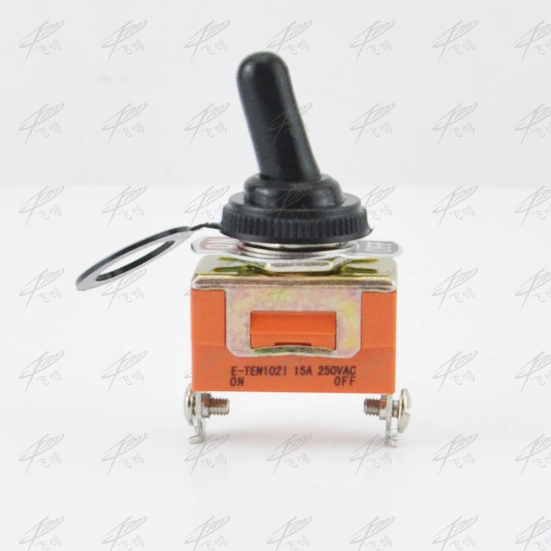 

1 PC New SPST Waterproof Switch Cap On-Off Miniature Toggle Switches 15A 250V VE186 P0.4 E-TEN1021