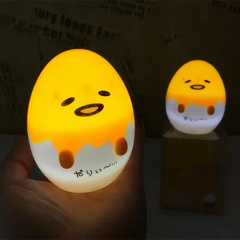 

Japanese Anime Gudetama Egg Light-Up Children Toy Lazy Egg Yolk Gudetama Sleep LED Night Light Cute Decorate Table Lamp 1piece