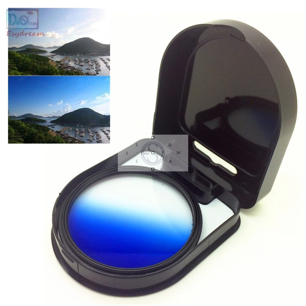 Universal Color Filtro 77mm azul para Canon