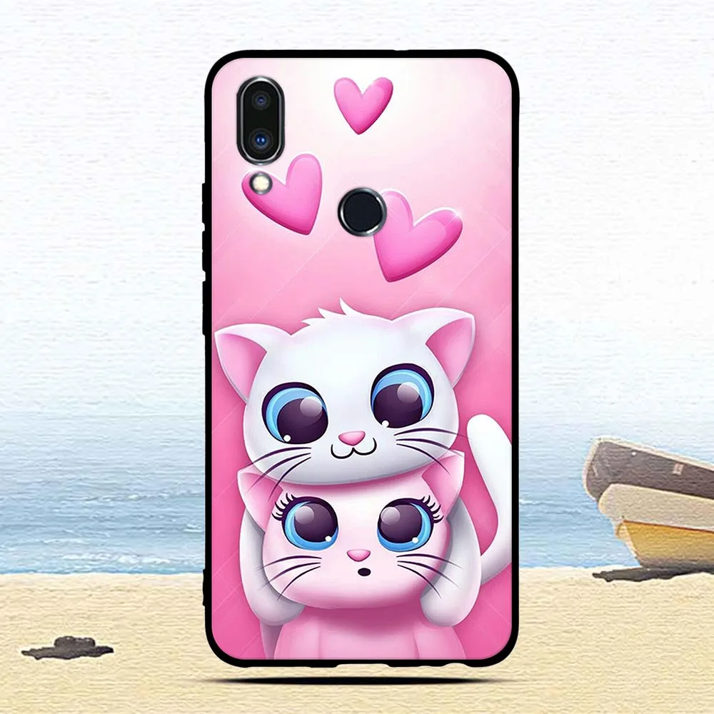 Ultra-thin Soft TPU Silicone Case For Meizu Note 9 Cat Animal Printed Protective covers phone shells bagsc cases for meizu note9 