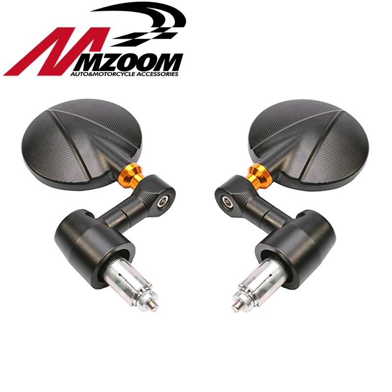 Бесплатная доставка mzoom Новый Spy R80 Бар Конец мотоцикл Задняя сторона зеркало для