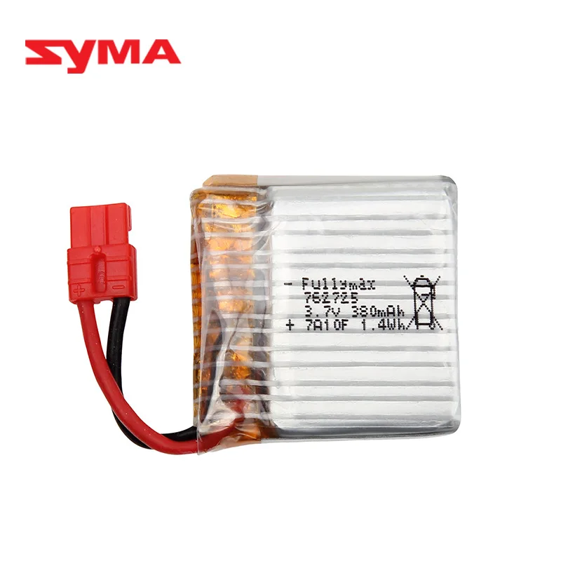 Оригинал 3 7 V 380mAh lipo батарея для SYMA X21 X21W X26 Quadcopter запасные части дистанционное