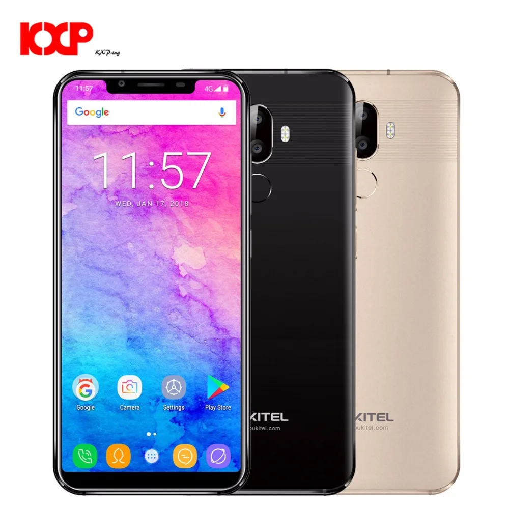 OUKITEL U18 4G Phablet 5.85 inch Android 7.0 MTK6750T Octa Core 1.5GHz 4GB RAM 64GB ROM 4000mAh Battery Dual Rear Cameras | Мобильные