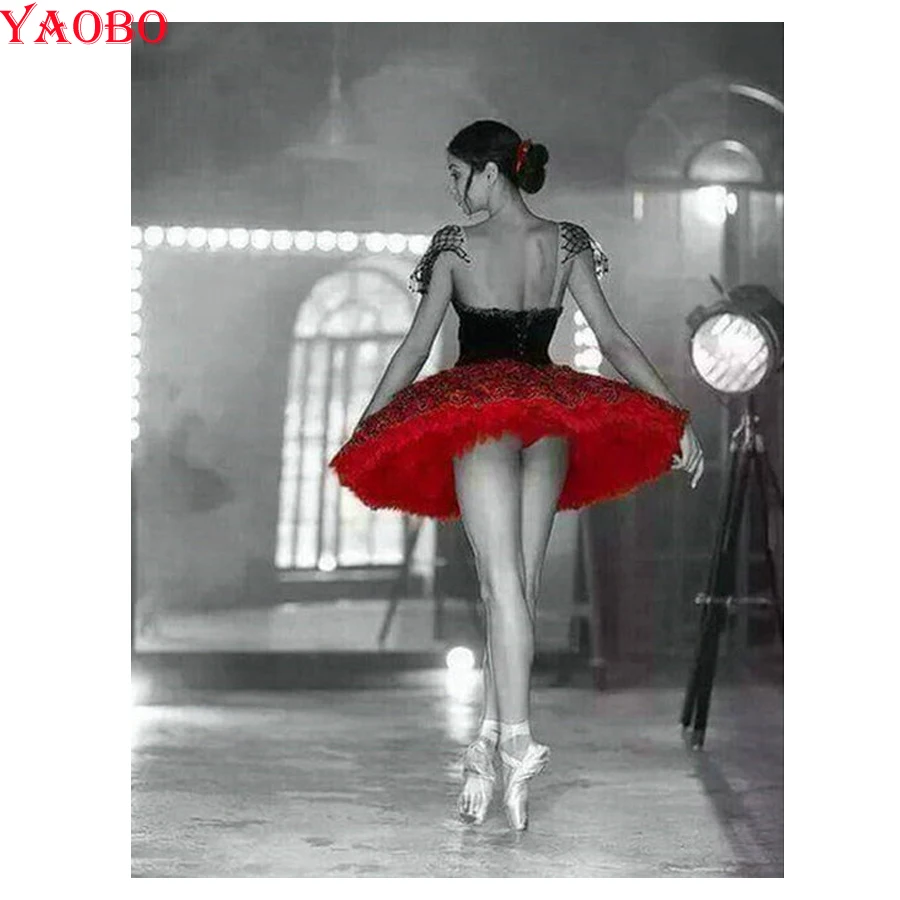

DIY Diamond Painting Ballerina girl portrait Cross Stitch Full Square Drill Mosaic Decor Painting 5D Diamond Embroidery Icon