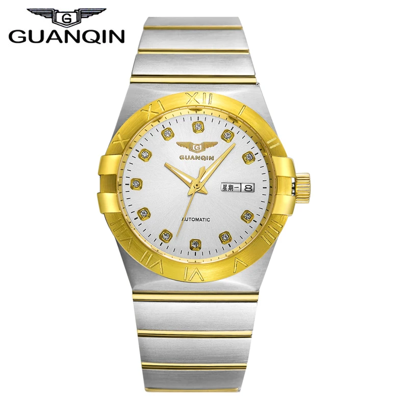 

GUANQIN GQ00896 constellation series automatic mechanical Top luxury brands watches Lovers Switzerland import movement