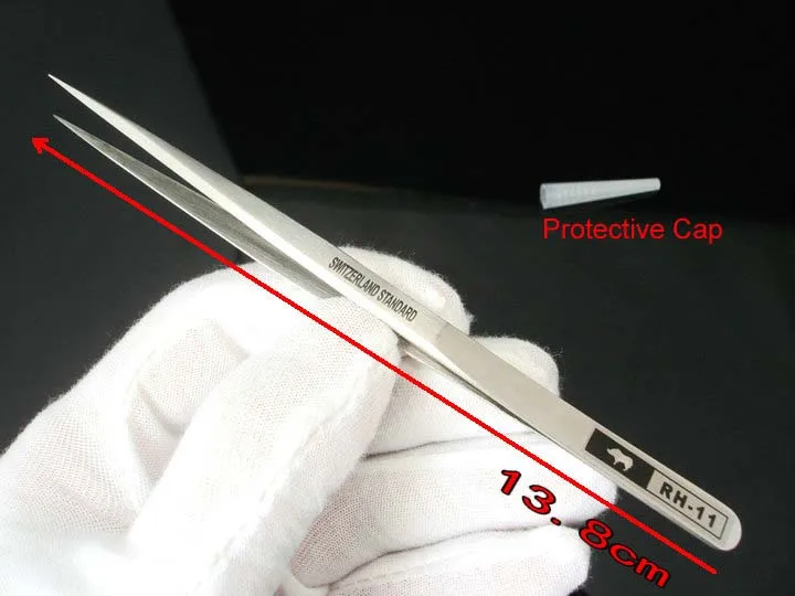 

Japanese RHINO RH-11 Tweezers Anti-acid High-precision Super Hard Sharp for Repairing Watch or Mobile Holding Small Items