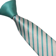 Lammulin Для Мужчин's Галстуки зеленый Узел Контрастность серебряные с зеленый/синий скошенный полосатый галстук микрофибры Панель Дизайн узкий галстук 6 см