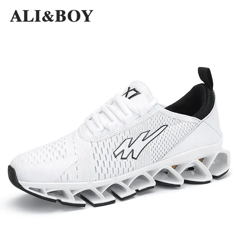 

Men Running Shoes Man Sneakers Sport Shoes Male Autumn Trending Style Blade Shoes Breathable Outdoor Walking Jogging Size 39-48