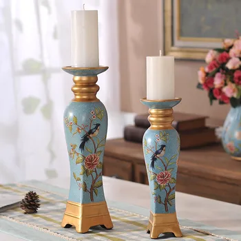 

retro romantic candle Taiwan ornaments Candlelight Dinner Table Decor props American Home Furnishing living room