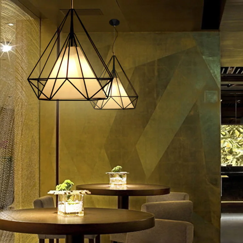 3 вида цветов птичья клетка подвесные светильники Современный Железный